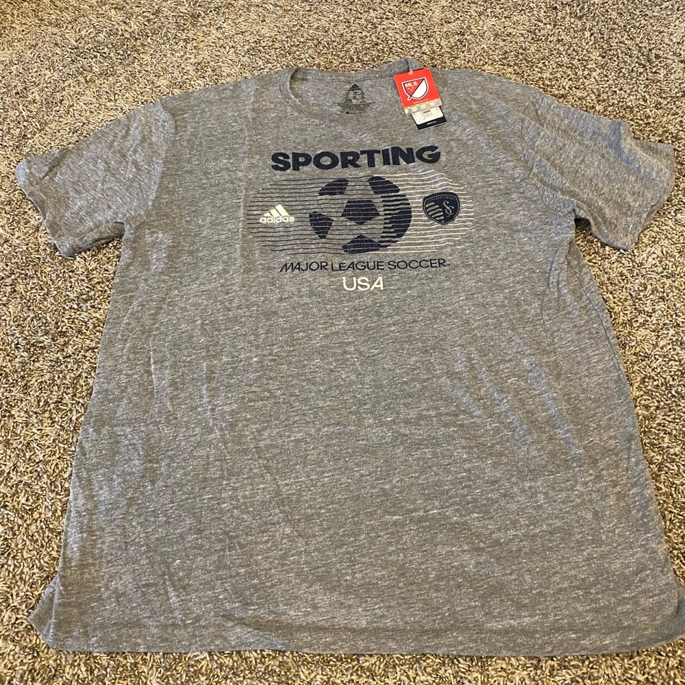 NWT Adidas MLS USA XL TShirt